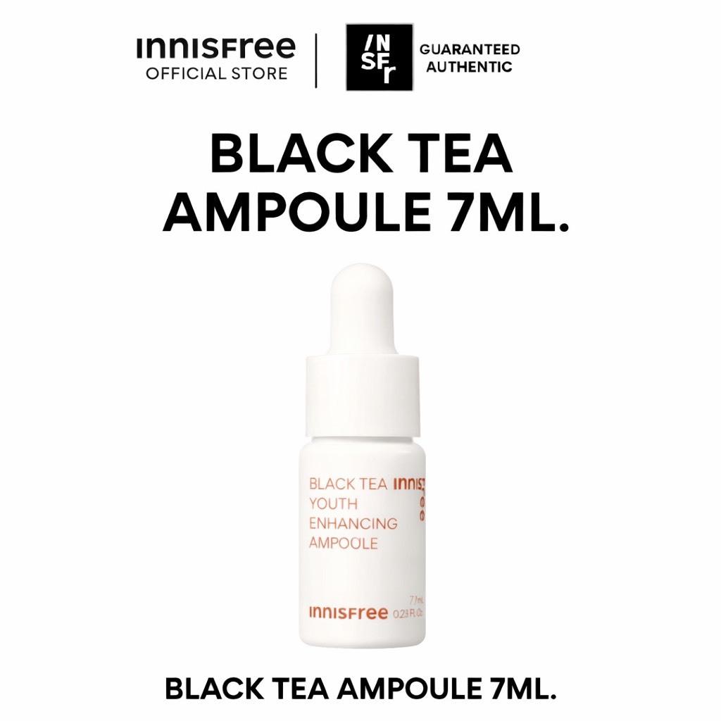 [555 Points Redemption Gift ] [สินค้าสำหรับแลกพ้อย] Innisfree Black Tea Ampoule  อินนิสฟรี แบล็คทีแอมพูล ลดเรือนริ้วรอย