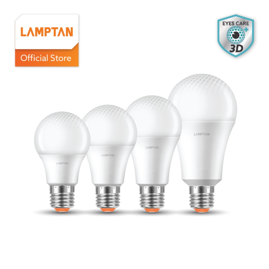 LAMPTAN หลอดไฟถนอมสายตา LED BULB EYES CARE VISON+ ขั้ว E27