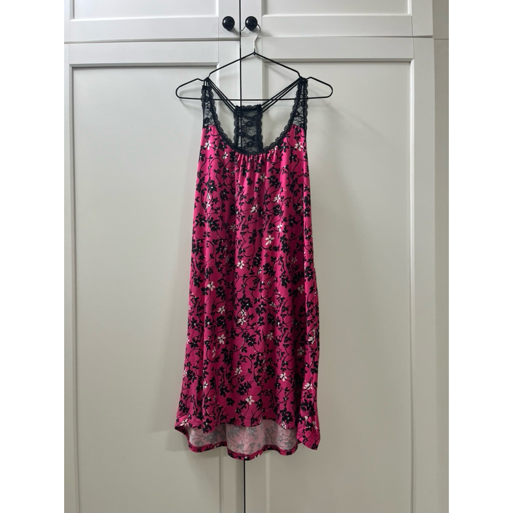 Pink Floral Dress มือสอง Y2K