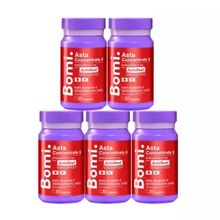 [แพ็ค 5] Bomi AstaReal Asta Concentrate 6 (30 Capsules)แอสตาแซนธิน ผิวกระชับ เนียนนุ่ม