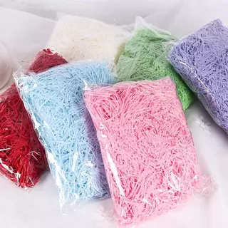 Shredded paper กระดาษฝอยสีๆถุง100g .24บาท