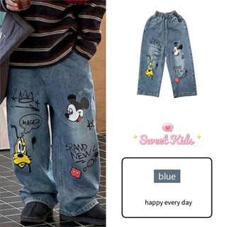 SweetKids พร้อมส่งจากกทม🌸กางเกงขายาวเด็ก🍓กางเกงยีนส์สบายๆเด็…