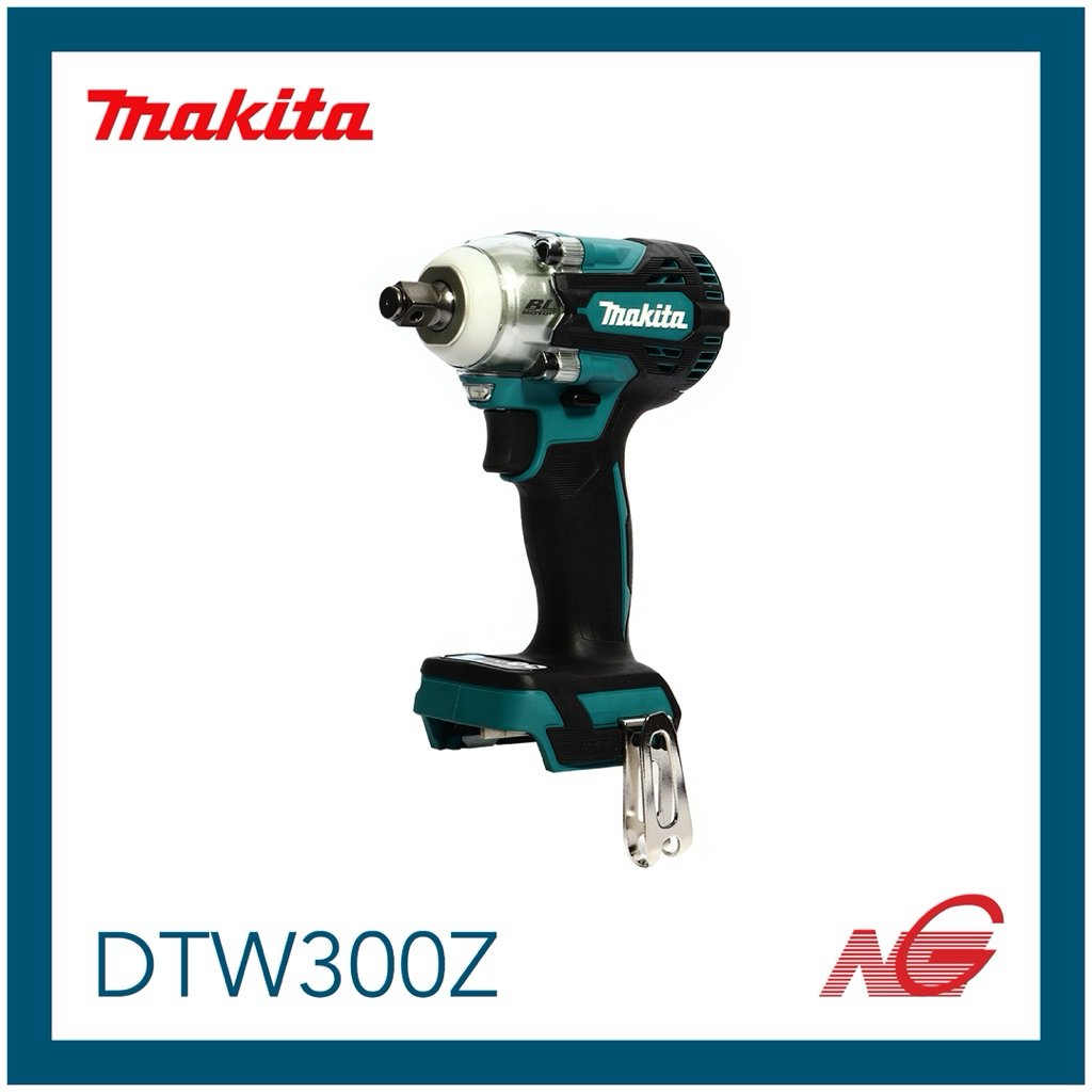 MAKITA มากีต้า เครื่องขันบล๊อกไร้สาย 18 โวลต์ 1/2 นิ้ว รุ่น DTW300Z