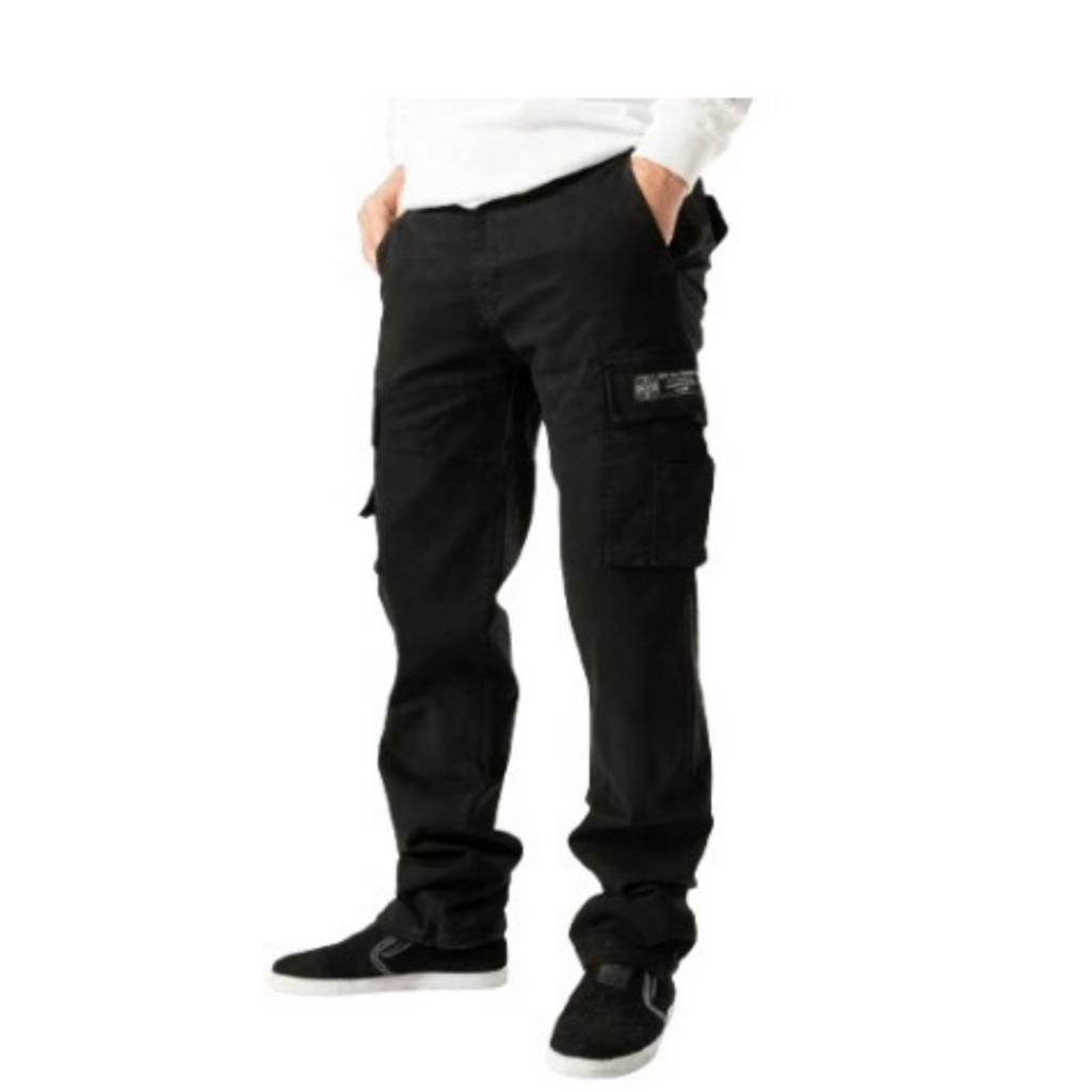 กางเกงคาร์โก้ แบรนด์ West Coast Choppers รุ่น Cargo Pants Vintage Black M-65 วินเทจ สีดำ