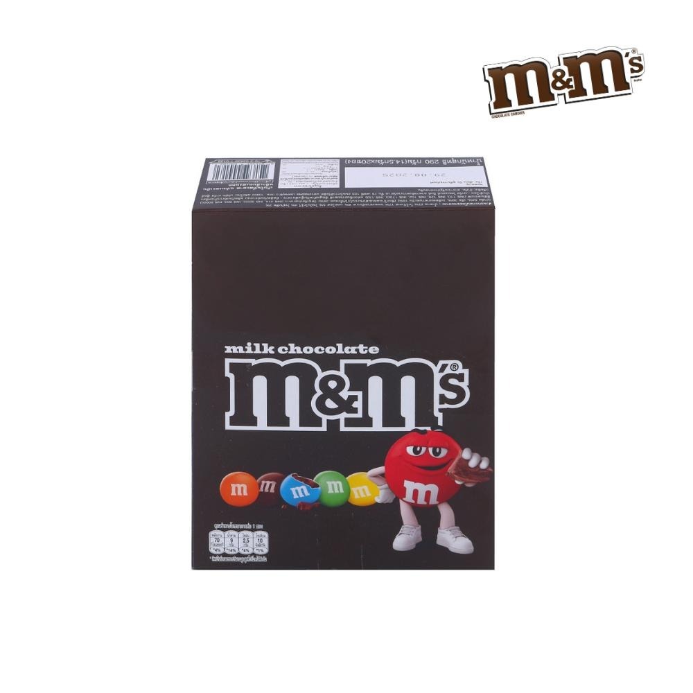 [20 ซอง] M&M's Milk Pick&Mix เอ็มแอนด์เอ็ม มิลค์ พิคแอนด์มิกซ์ 290 กรัม