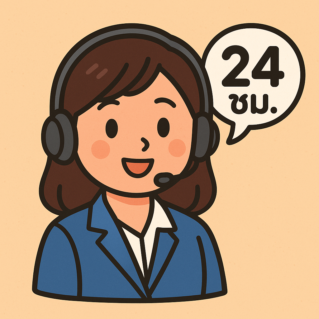 บริการลูกค้า 24 ชั่วโมง บริการคุณภาพสูง จัดส่งรวดเร็ว ตรวจเช็กสินค้าเป็นประจำทุกเดือน