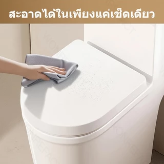 ฝารองนั่งชักโครก ทรง U/V แบบหนาพิเศษ กันกระแทก ปิดนุ่ม ติดตั้งง่าย