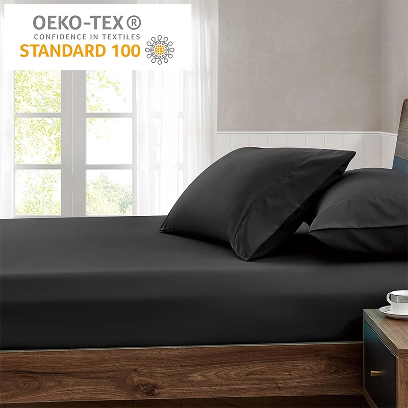 WEICEE ผ้าปูที่นอน Bedsheet สีล้วน มี3ฟุต/3.5ฟุต/5ฟุต/6ฟุต ผ้าปูที่นอนกันไรฝุ่น รัดมุมรอบเตียง360องศา คุณภาพดี พร้อมส่ง ราคา ถูกที่สุด ดีลบีเคเค แกลเลอรีภาพที่ 6