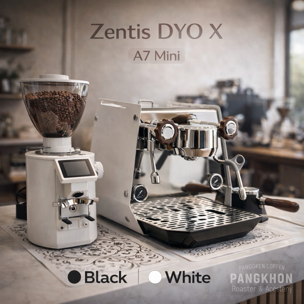 Set Zentis DYO  x A7 Mini Grinder ชุดเครื่องชงเครื่องบดที่จัดเข้ากันอย่างลงตัว มี 2 สีดำและขาว