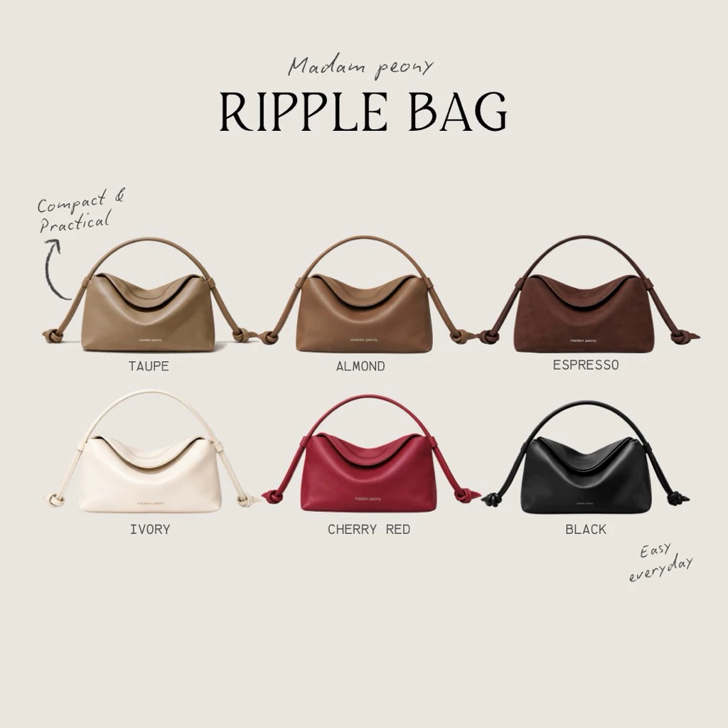 MADAM PEONY กระเป๋าสะพายไหล่ รุ่น RIPPLE