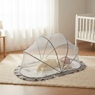 Sunfay มุ้งกันกันยุงเด็ก ป้องกันยุงถึง 360 องศา สามารถพับเก็…