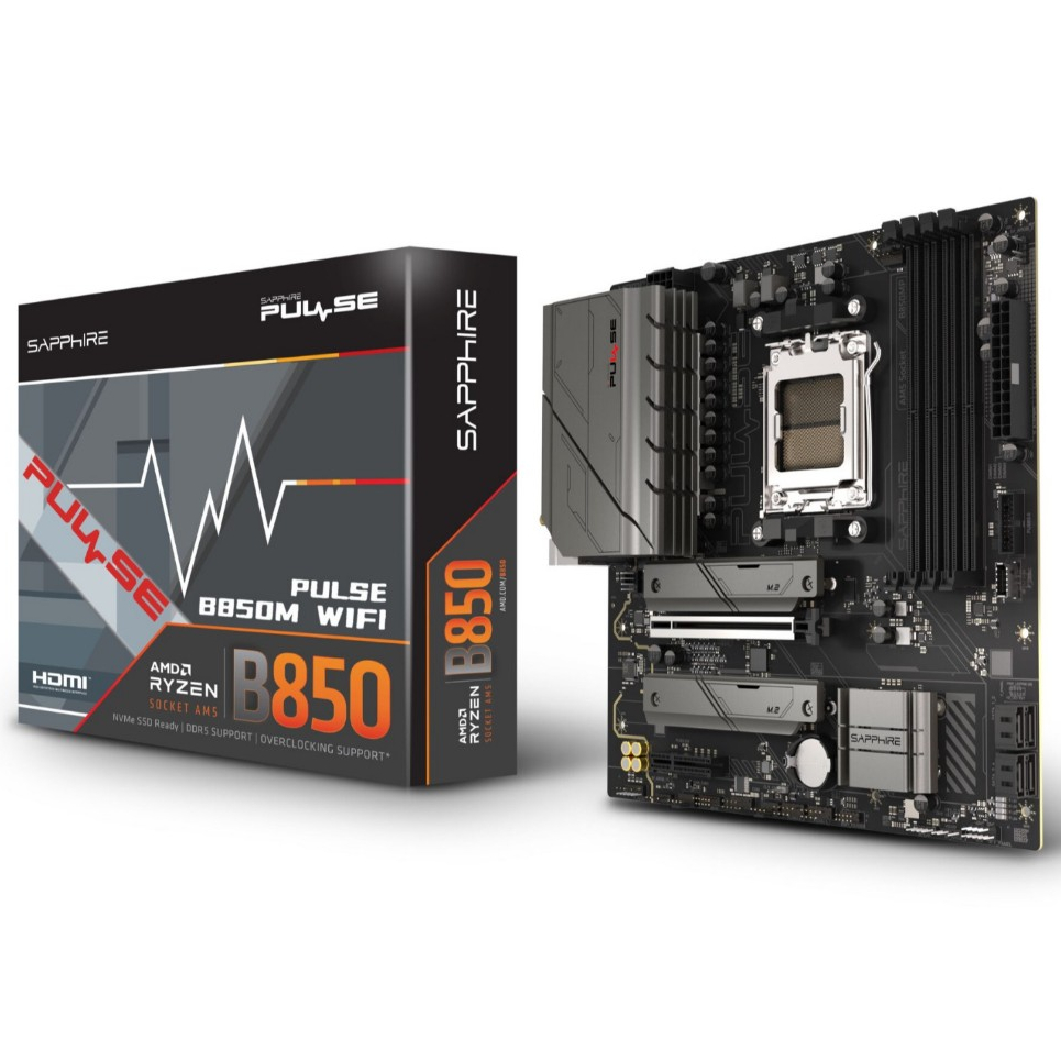 SAPPHIRE PULSE B850M WIFI (AM5) MAINBOARD