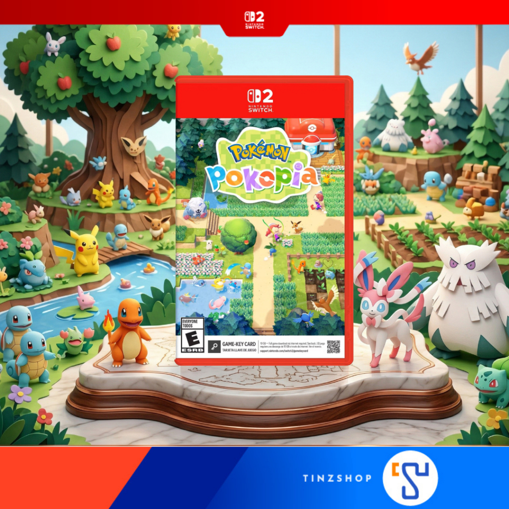 [ส่งด่วน] [Switch2] Nintendo Switch 2 Pokemon Pokopia Zone Asia English (Game Key Card)