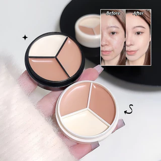 YOTAI คอนซีลเลอร์เฉดดิ้ง เนื้อครีม พาเลท 3 โทนสี ปกปิดทุกร่องรอย กันน้ำกันเหงื่อ รองพื้น ใต้ตา จุดด่างดำ