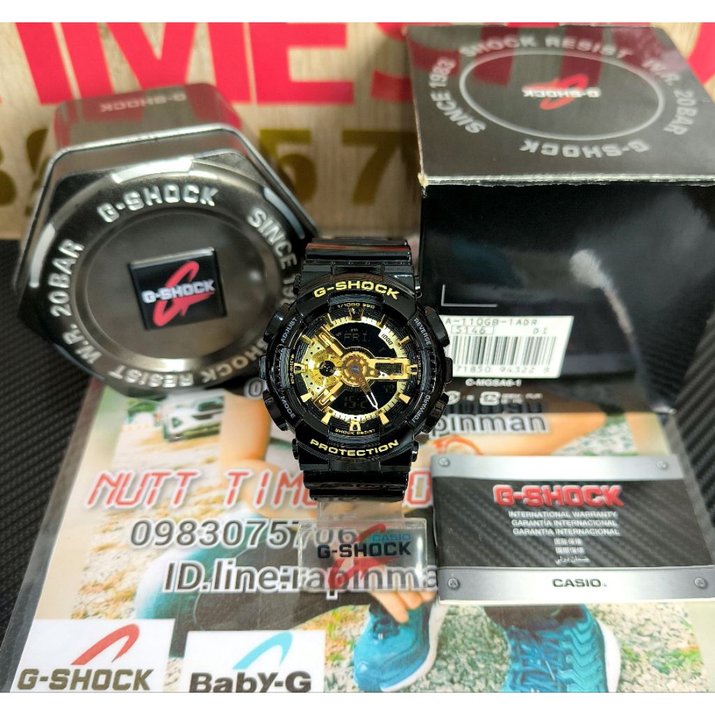 G-Shock มือสองรุ่น 🖤GA-110GB💛CUSTOM