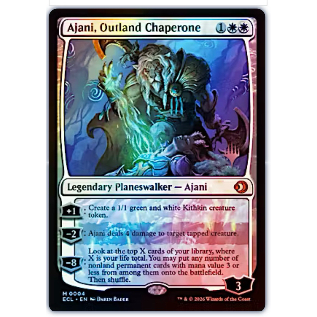 Promo Pack Foil: Ajani, Outland Chaperone (Promo Pack)
