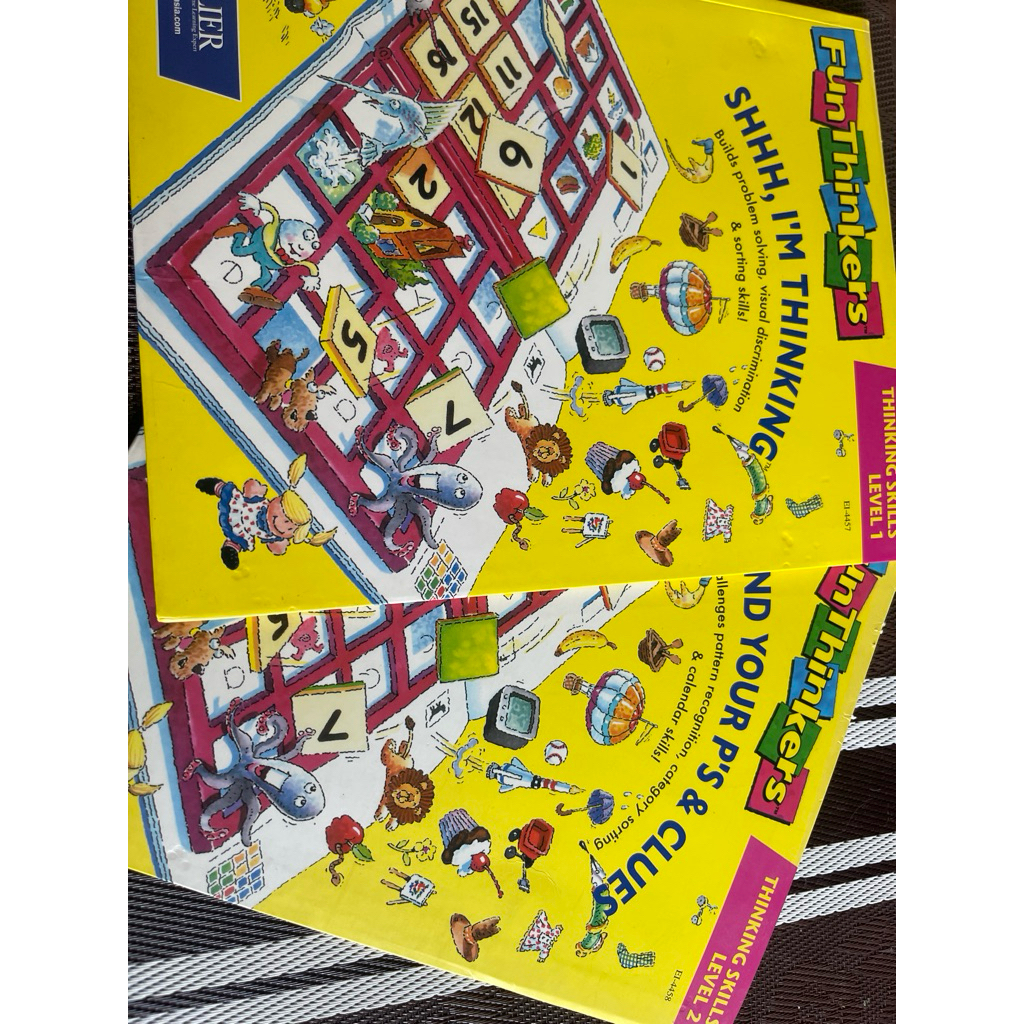 🔥พร้อมส่ง🔥Fun Thinkers หนังสือแบบฝึกหัดสมองทักษะความจำของเด็ก💬