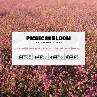 BOO! FRANK | Picnic In Bloom - Costa Rica & Colombia (Seasonal Blend) | Omni Roast | เมล็ดกาแฟคั่ว 100g