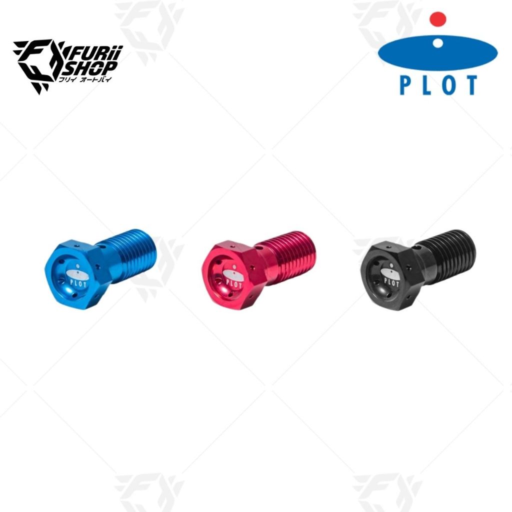 น็อตน้ำมัน PLOT Japan Single Banjo M10 1.00/1.25