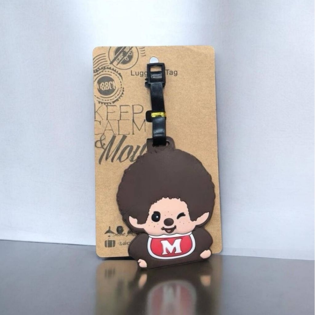 ป้ายชื่อสำหรับห้อยกระเป๋า วัสดุทำจากยางซิลิโคนด้านหลังมีกระดาษสำหรับเขียนชื่อ เบอร์โทรศัพท์ และที่อยู่​ ชิ้นละ 89 บาท