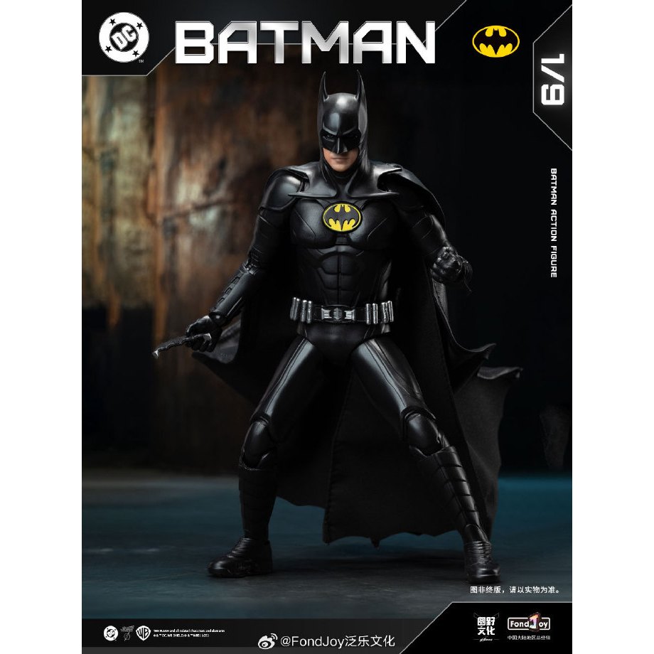 ฺBATMAN 1/9 Scale Action Figure Michael Keaton(แบทแมน)(Fond Joy)-(ลิขสิทธิ์แท้)รหัสสินค้า(DC1019)