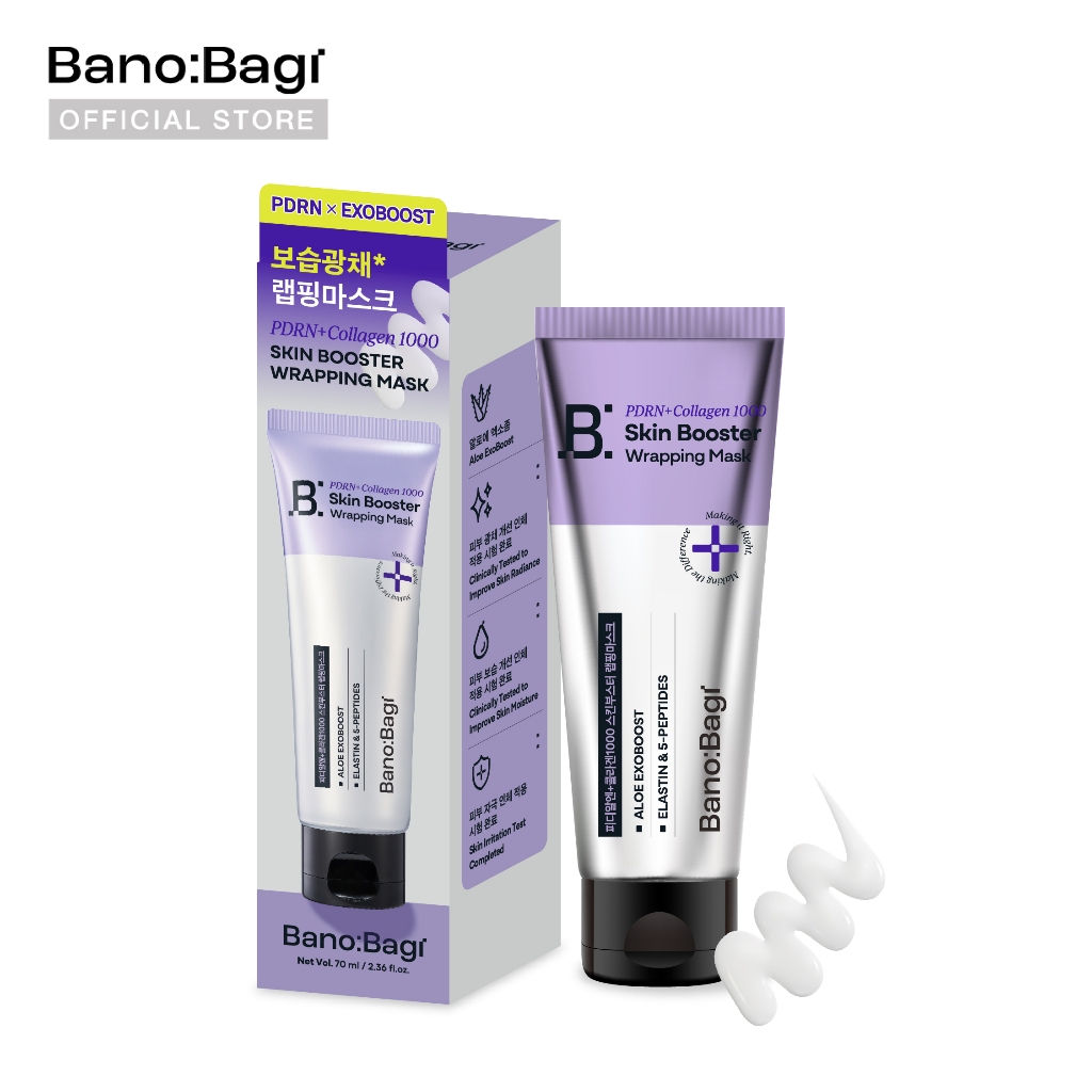 BANOBAGI PDRN + Collagen 1000 Skin Booster Wrapping Mask