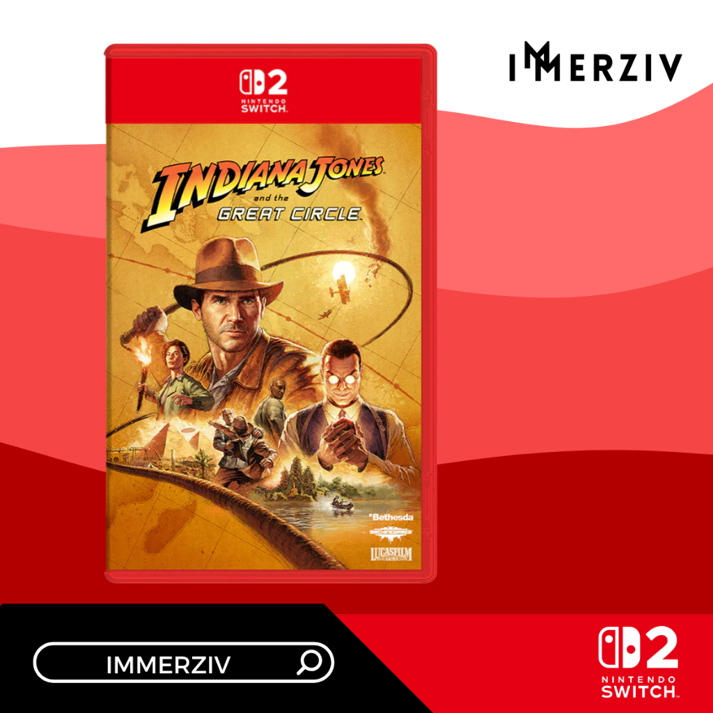 (พร้อมส่ง) SWITCH-2 INDIANA JONES AND THE GREAT CIRCLE (R3/ASIA) (GAME) (ENG)