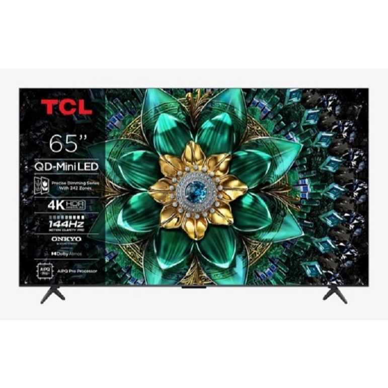 TCL Mini LED 4K 144 Hz Google TV ขนาดจอ 65 นิ้ว  รุ่น 65Q6C / 65Q6   สินค้าใหม่ ประกันศูนย์