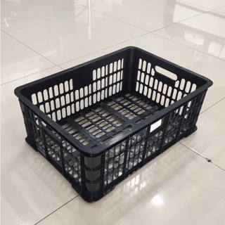 S0104 ตะกร้าโปร่ง ใส่ของอเนกประสงค์ แข็งแรง ระบายอากาศดี รับน้ำหนักได้ 20 กก. ตะกร้า / ลังพลาสติก / ตะกร้าใส่ของ / ลังใส