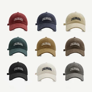 🌟หมวกเบสบอล🌟 ปักตัวไตล์เกาหลี หมาดัชชุนปรับสายได้ Unisex แฟชั่น ป้องกันแสงแดด พร้อมส่งจากไทย