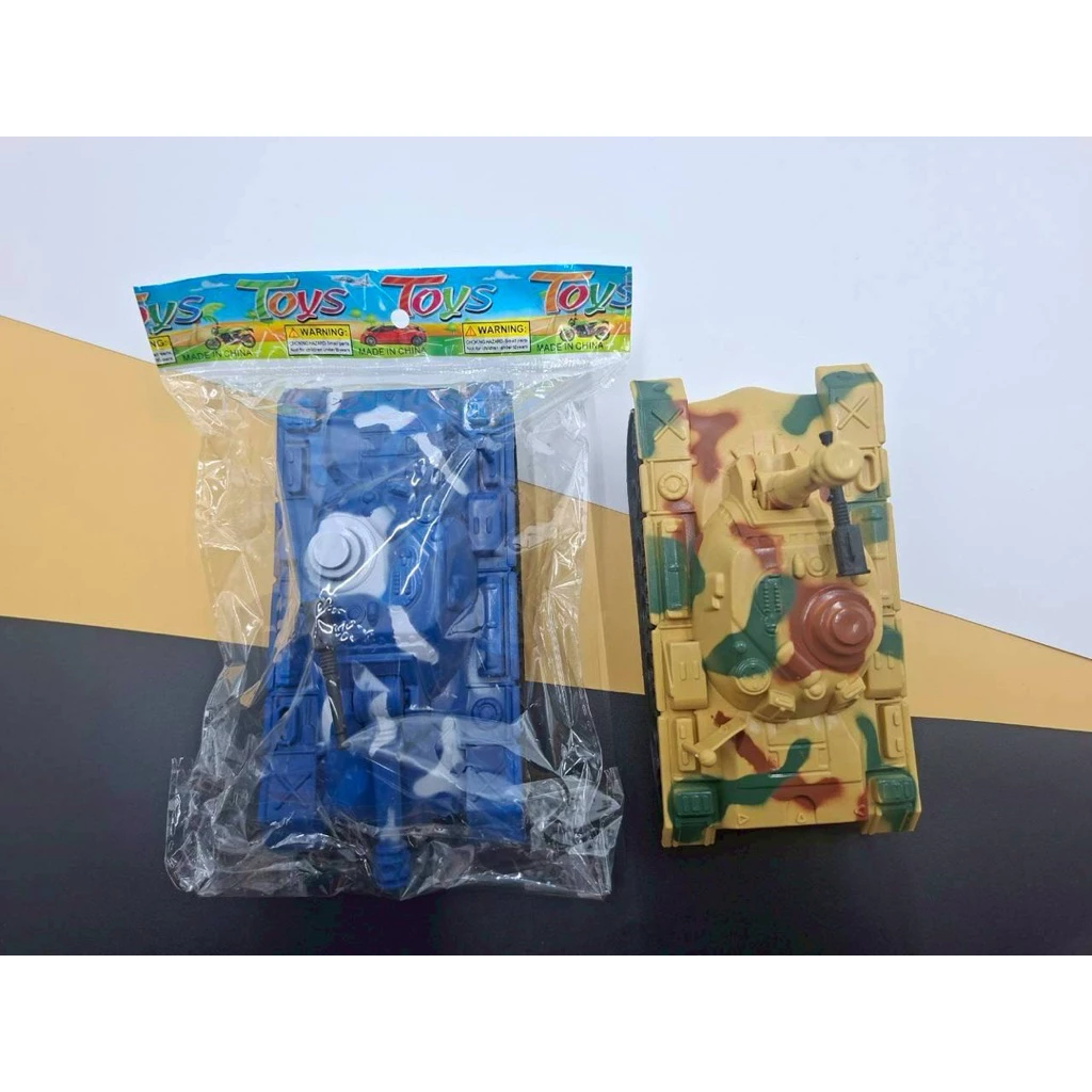 ( ยกโหล 12 ชิ้น) No.1673 รถของเล่น รถถัง ในหนึ่งโหลคละสี ทั้งหมด 12 ชิิน