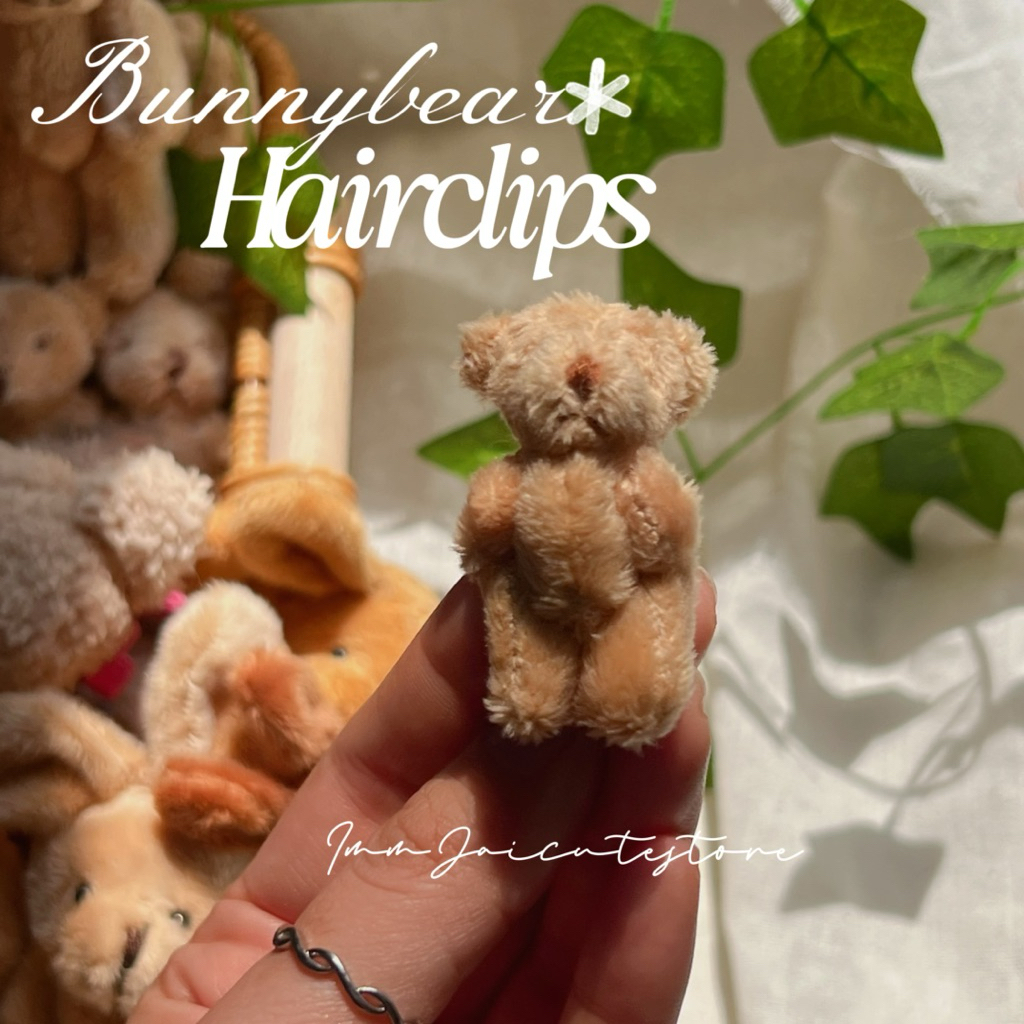 (ราคา1ตัว /  (Price / 1piece))กิ๊บหมี กิ๊บตุ๊กตาหมี กิ๊บน่ารัก กิ๊บตุ๊กตา กิ๊บติดผมตุ๊กตา กิ๊บหมีแบบแม่ชม