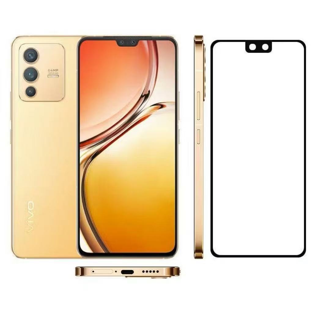 ฟิล์มกระจกนิรภัยเต็มจอ สำหรับVivo V7plus Y72 V5 V9 Y85 V11 V11I V15 V15Pro V17 Pro V19 V21 V23 V23E V25 S1 S1Pro V20 Pro
