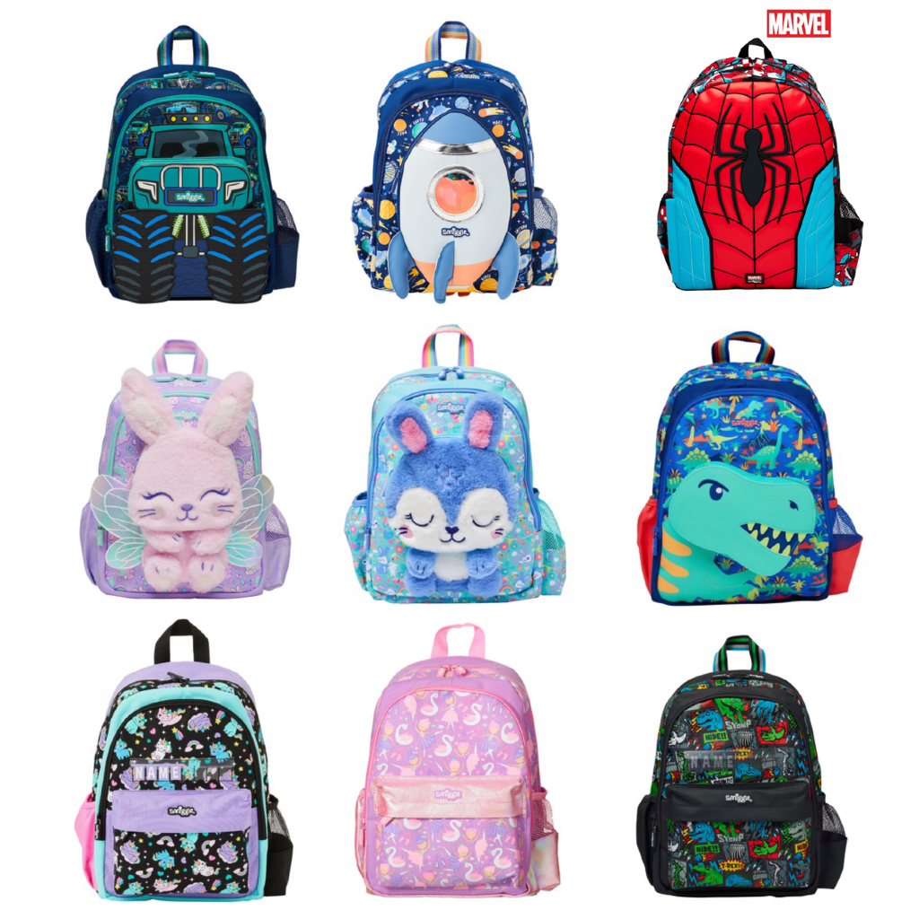 กระเป๋าเป้ Bag Junior ขนาด 14 นิ้ว กระเป๋าเด็ก เสำหรับวัยเรียน เด็กหญิงและเด็กผู้ชาย อายุ 3-9 ปี ใส่ A4 และ Ipad ได้ มี
