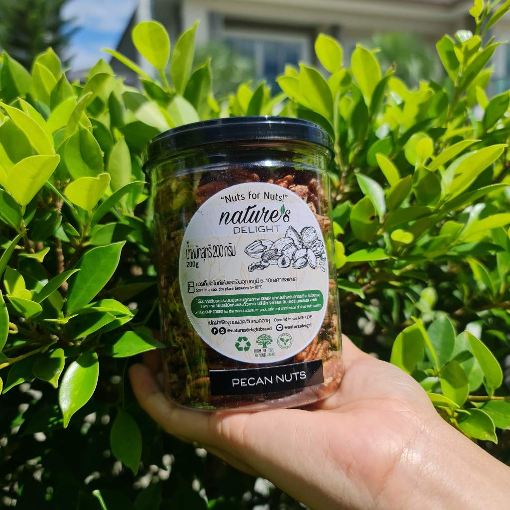 Nature's Delight Pecan Nuts 200g / ถั่วพีแคน 200 กรัม ตราเนเจอร์ส ดีไลท์