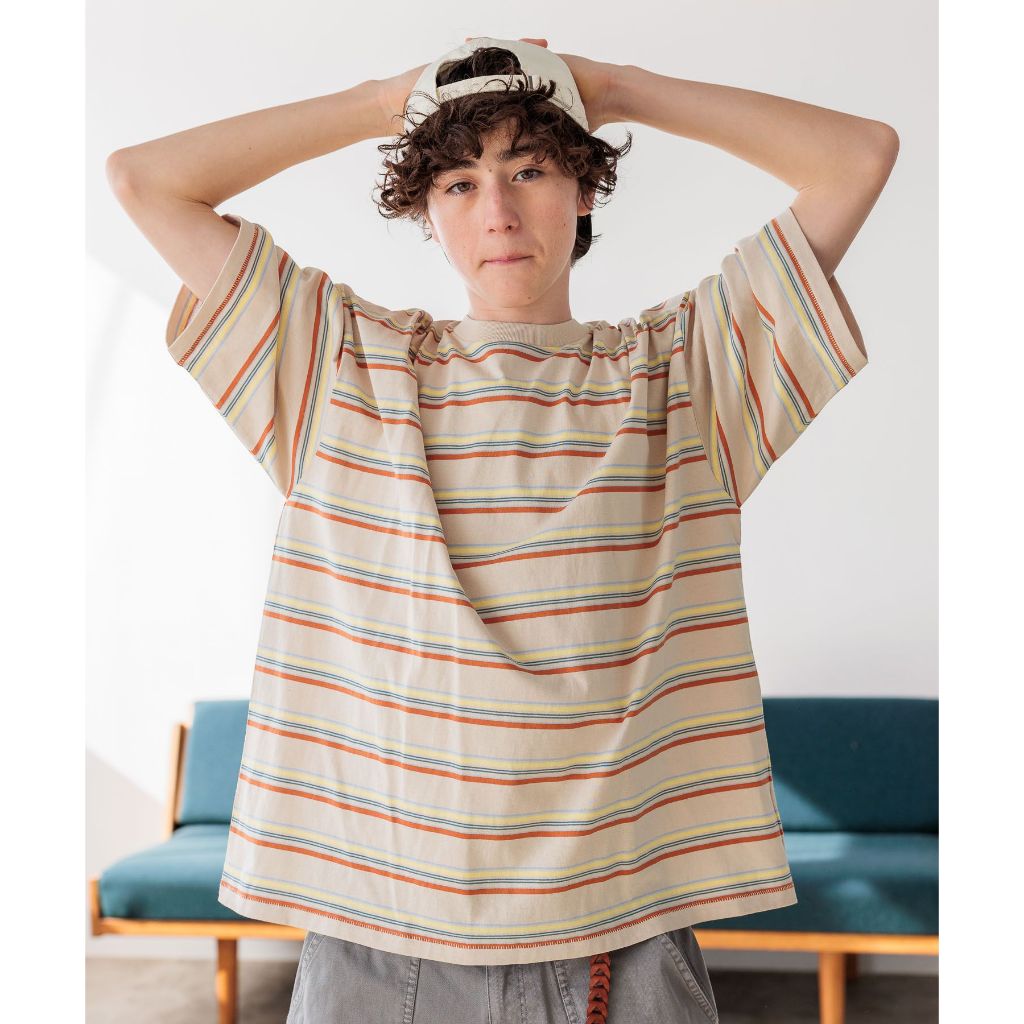 niko and ... เสื้อโปโล แขนสั้น ลายทาง USA COTTON Polo Shirt