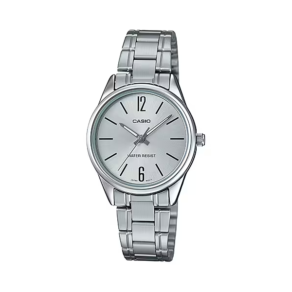 Casio นาฬิกาข้อมือผู้หญิง รุ่น LTP-V005D-7BUDF Lady Watch Quartz