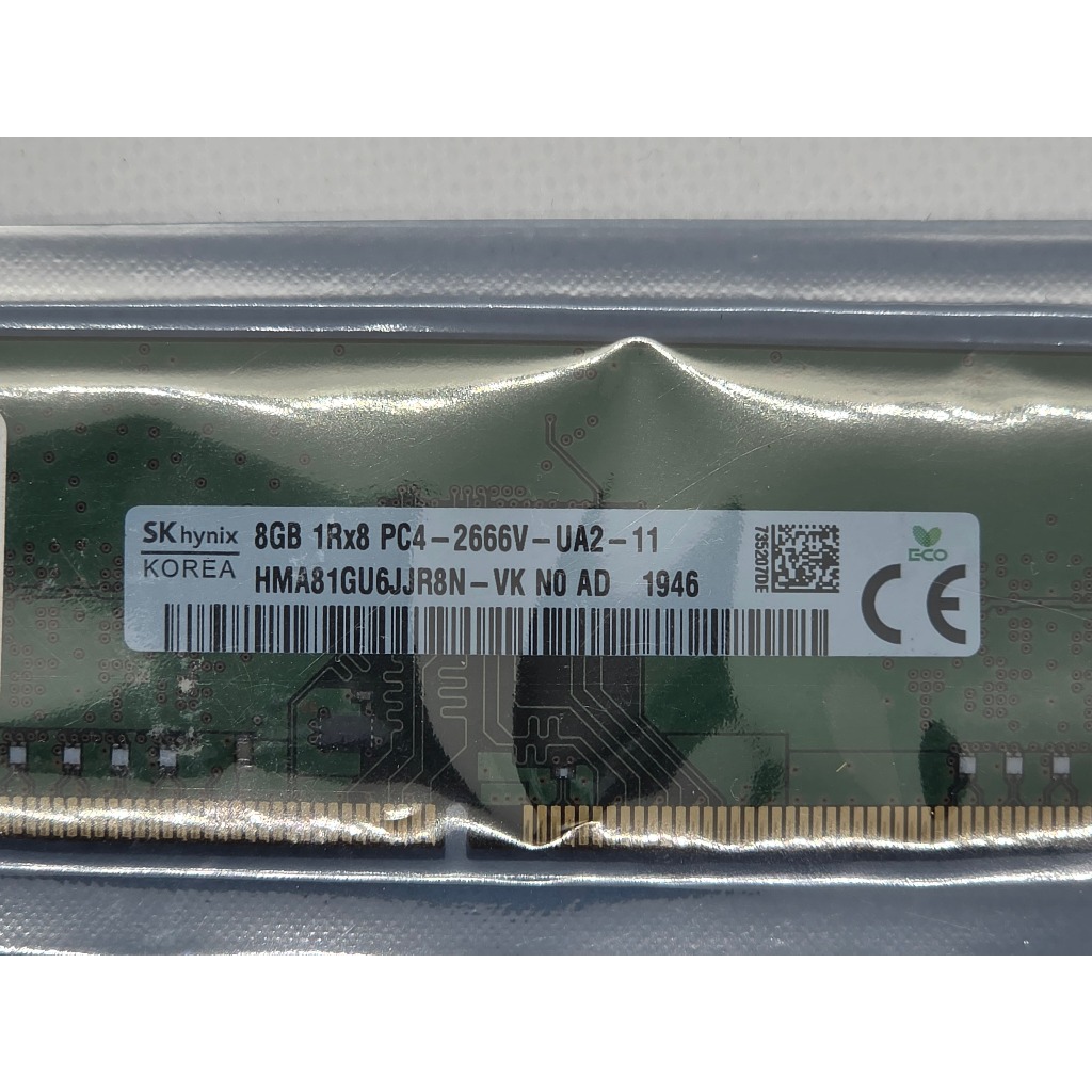 RAM SK hynix 8GB DDR4 Bus 2666 HMA81GU6JJR8N-VK (1Rx8)
