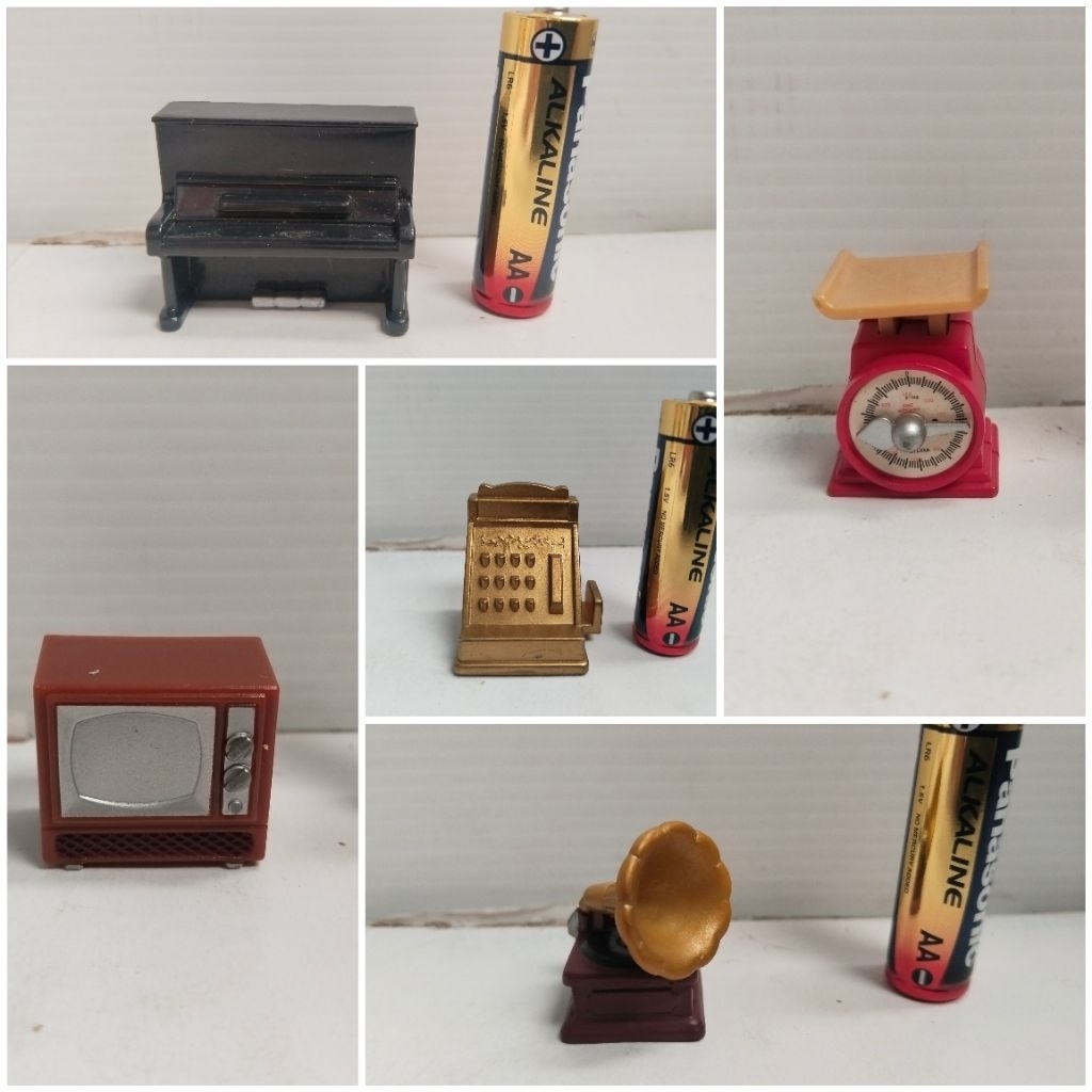 มือสองญี่ปุ่น งานรีเมนท์ 1:12 ของใช้ เครื่องดนตรี บ้าน Silvanian ของแท้