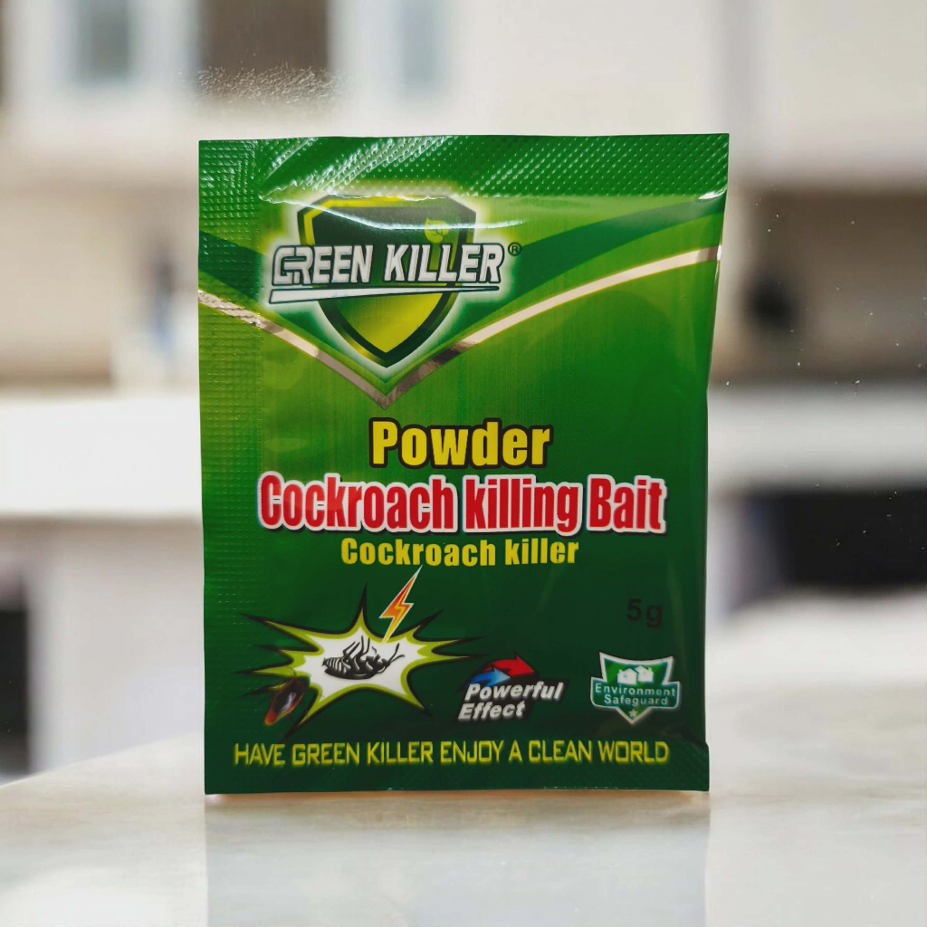 ผงกำจัดแมลงสาบ 1ห่อ (10 ซอง) Cockroach Killing Bait