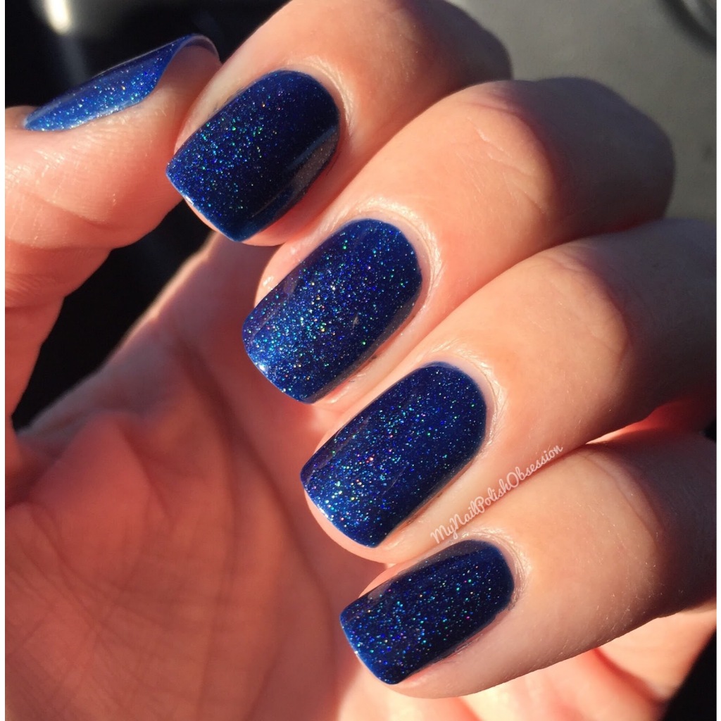 พร้อมส่ง OPI - Give me Space ยาทาเล็บ สีน้ำเงินเข้ม มีกลิตเตอร์ สวยเหมือนอยู่ในอวกาศ Galaxy Blue (Starlight) แท้ 100%