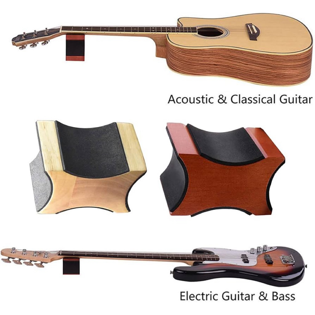 Guitar Neck Support หมอนรองคอกีตาร์ ที่วางคอกีตาร์ ที่รองคอกีตาร์ 4 ด้าน สำหรับเซ็ตอัพ/เปลี่ยนสายกีตาร์ บุรองด้วยโฟม ราคา ถูกที่สุด ดีลบีเคเค แกลเลอรีภาพที่ 6