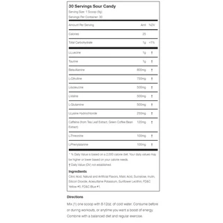 Rule1 Energized Amino Pre-Workout (30 serving) มี 3 รสชาติ