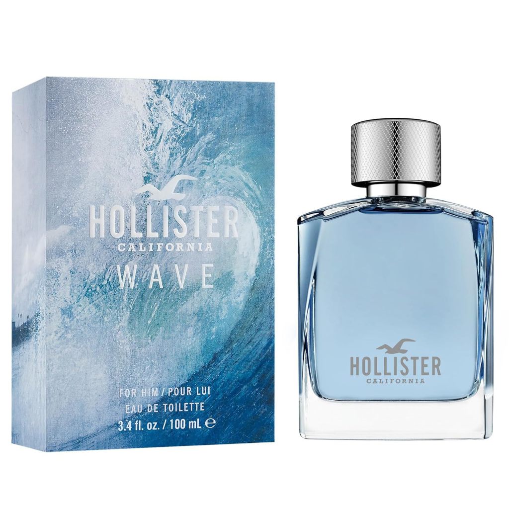 น้ำหอม Hollister California Wave Perfume 100 ml หอมสดชื่น น้ำทะเล คลื่นและหาดทราย สายลมแสงแดด