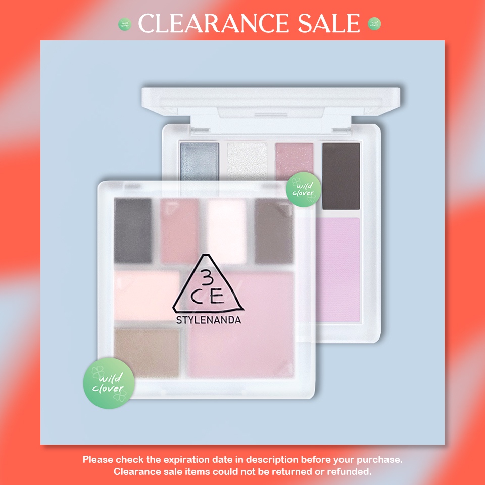 🍀 3CE : แท้สแกนได้ exp.03/27 all rounder face palette pale veil minimal scene ; eyeshadow blush 9.7g sale