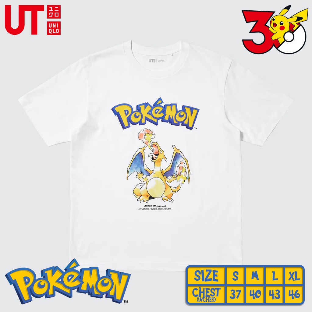 เสื้อยืด Uniqlo UT - Pokémon 30th 0300