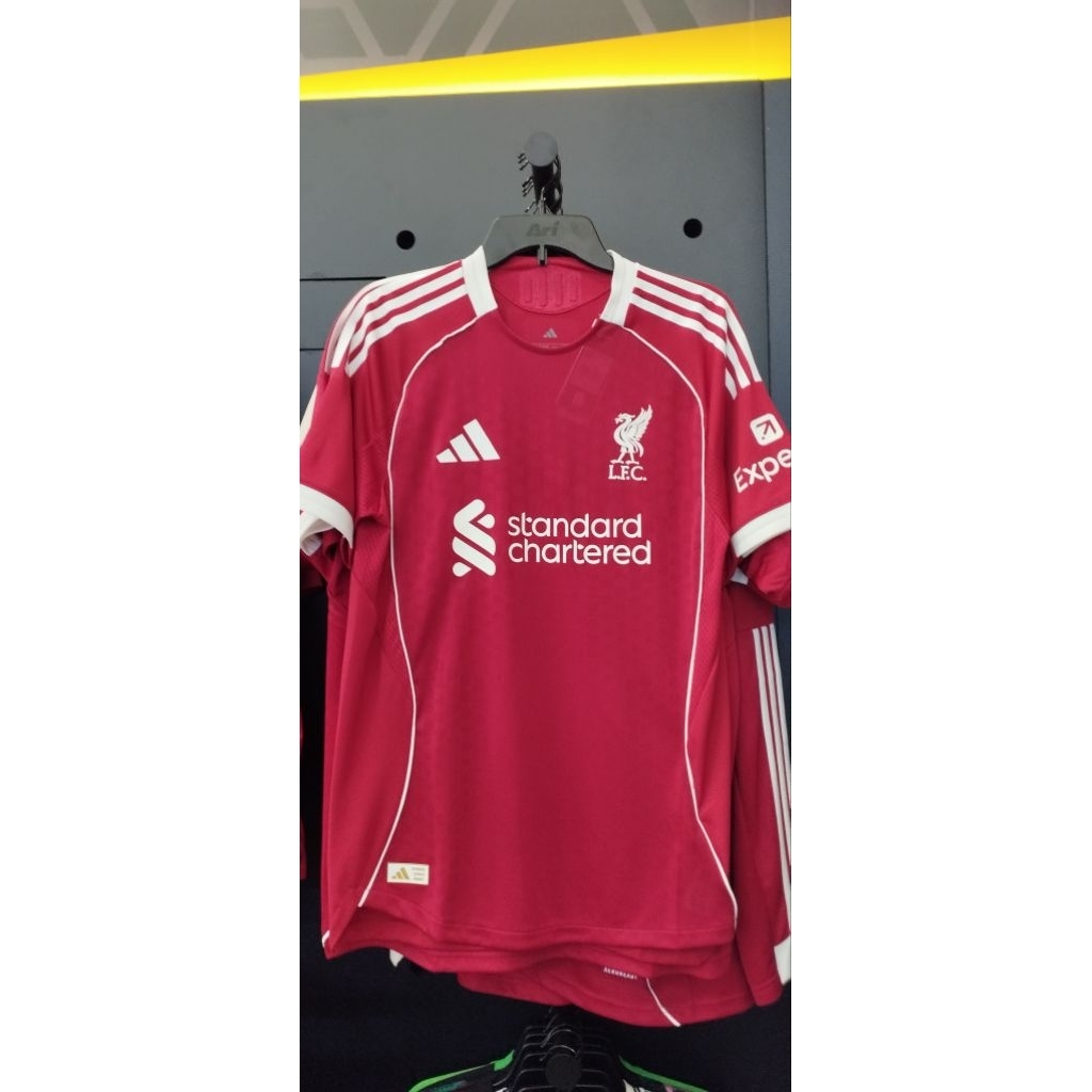 เสื้อฟุตบอล ลิเวอร์พูล Liverpool Home เกรด player 2025/2026 ของแท้ มือ1 ป้ายไทย