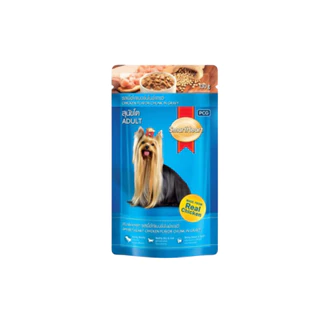 SmartHeart สมาร์ทฮาร์ท อาหารเปียกสุนัข แบบซอง 120g (1โหล 12 ซอง)