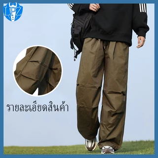 LPZ กางเกงกันลมสำหรับผู้ชาย สไตล์ Cityboy ทรงหลวม ผ้ากันน้ำกันลม ทนทาน เหมาะสำหรับปีนเขา วิ่ง และใส่ในชีวิตประจำวัน