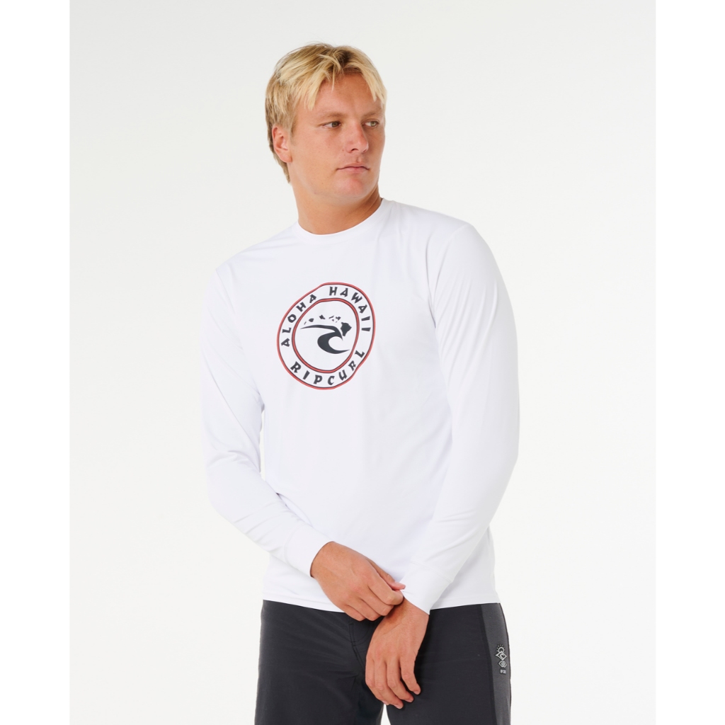 RIPCURL  เสื้อว่ายน้ำ กันUV 177MRV  HAWAII ALOHA UPF L/S 2026-S3